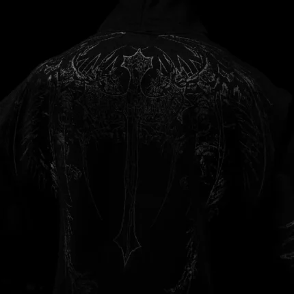 Breathedivinity Dragon Soul Oversized Pullover Hoodie DARKNESS