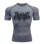 Breathedivinity Hellfire Oversized T Shirt VOID Grey 1