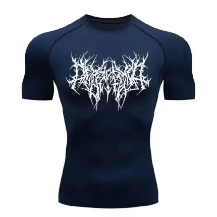 Breathedivinity Hellfire Oversized T Shirt VOID NAVY 2
