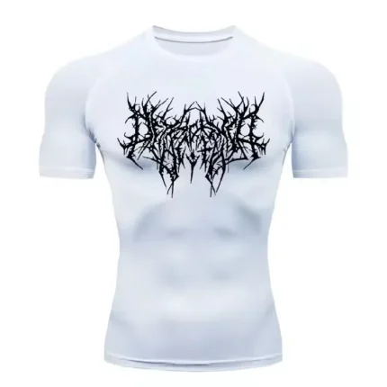 Breathedivinity Hellfire Oversized T Shirt VOID White 3