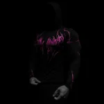 Breathedivinity Void Tech™ Hollow Knight Hoodie Compression BLOSSOM PINK 4