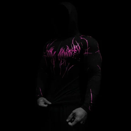 Breathedivinity Void Tech™ Hollow Knight Hoodie Compression BLOSSOM PINK 4