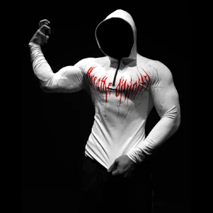 Breathedivinity Void Tech™ Hollow Knight Hoodie Compression HEAVENLY RED 2