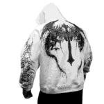 Dragon Soul Oversized Pullover Hoodie [DIVINE WHITE] back view