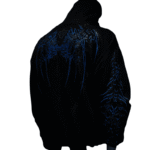 Dragon Soul Oversized Pullover Hoodie [MOONLIGHT BLUE] front view