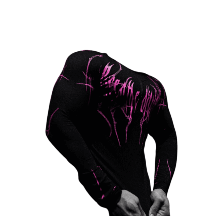 Void Tech™ Hollow Knight Hoodie Compression [BLOSSOM PINK]side view