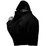 Voidwalker Oversized Zip up Jacket [DARKNESS] fornt view