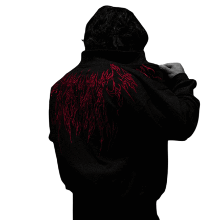 Voidwalker Oversized Zip up Jacket [NIGHTMARE] fornt view (1)