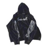 Breathe Divinity Cropped Hoodie Jacket front view