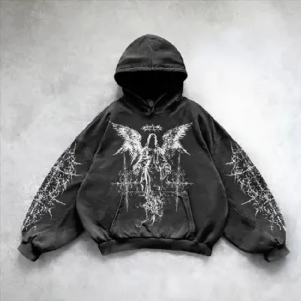 Breathedivinity Reborn Shadow Oversized Hoodie