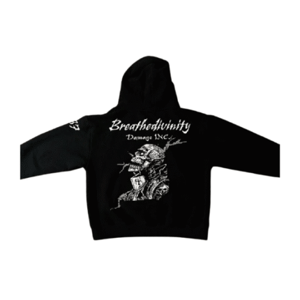 Premium Oversized “Nightmare” Hoodie front view