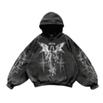 Reborn Shadow Oversized Hoodie front view