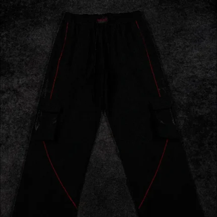 Breathedivinity Excalibur Uncuffed Cargo Sweatpants Black 3