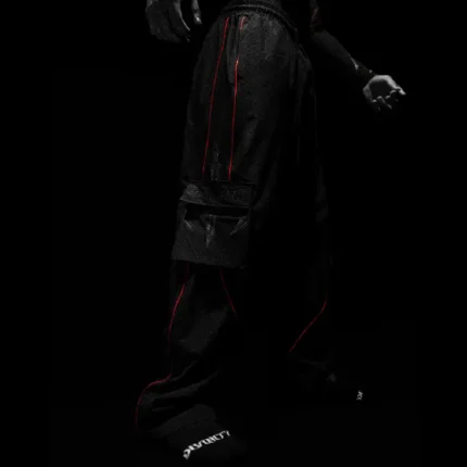 Breathedivinity Excalibur Uncuffed Cargo Sweatpants Black 4