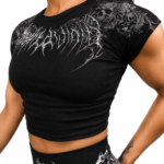 Women's Soul Thorn Cropped Baby Tee [VOID BLACK]