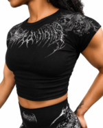 Women's Soul Thorn Cropped Baby Tee [VOID BLACK]
