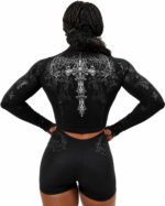 Womens Void Tech™ Boneveil Open Back Bodysuit [FROST]