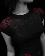 Women's Soul Thorn Cropped Baby Tee [NIGHTMARE]