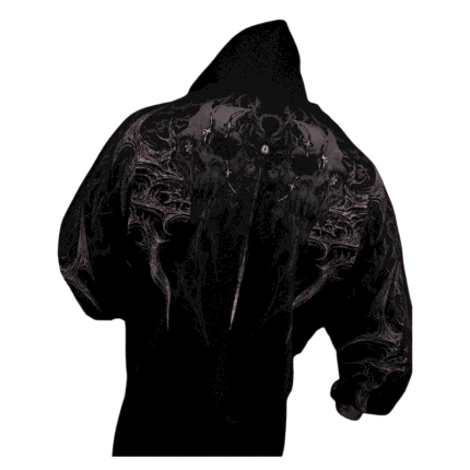 Eclipse Oversized Pullover Hoodie [BLOSSOM PINK] back view