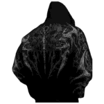 Eclipse Oversized Pullover Hoodie [MIDNIGHT] back view