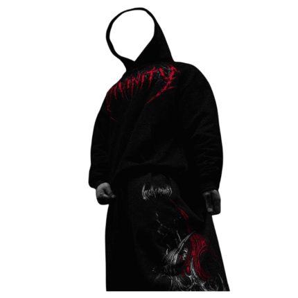 Eclipse Oversized Pullover Hoodie [NIGHTMARE] front view