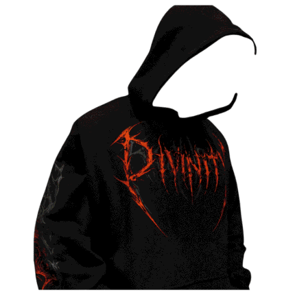 Eclipse Oversized Pullover Hoodie [SCORCH] frontview