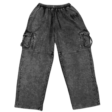 Metallic Tactical Uncuffed Cargos [VINTAGE] back view