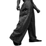Metallic Tactical Uncuffed Cargos [VINTAGE] fornt view