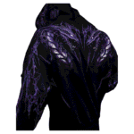Tarnished Leviathan Oversized Zip up Hoodie [DUSK] back view