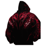 Tarnished Leviathan Oversized Zip up Hoodie [NIGHTMARE] back view