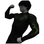 Void Tech™ Parasite Longsleeve Compression [NEON GREEN] Front