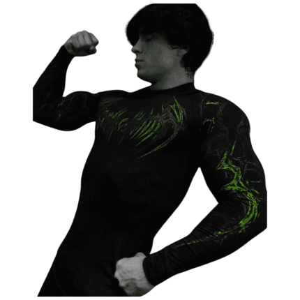 Void Tech™ Parasite Longsleeve Compression [NEON GREEN] Front