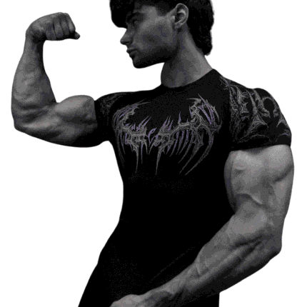 Breathedivinity Parasite Short Sleeve Compression [HOLLOW PURPLE]