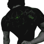 Void Tech™ Parasite Short Sleeve Compression [NEON GREEN] Back