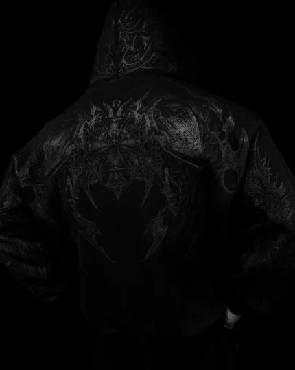 Berserker Oversized Zip up Hoodie [DARKNESS]