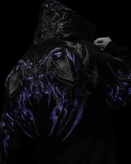 Berserker Oversized Zip up Hoodie [DUSK]