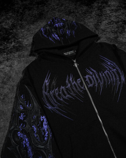 Berserker Oversized Zip up Hoodie [DUSK] f