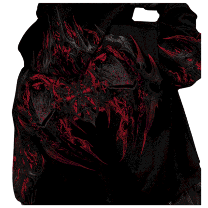 Berserker Oversized Zip up Hoodie [HELLFIRE] (1)