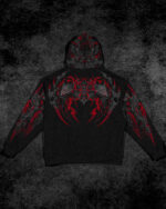 Berserker Oversized Zip up Hoodie [HELLFIRE] f