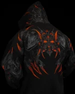 Berserker Oversized Zip up Hoodie [SCORCH]