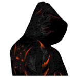 Berserker Oversized Zip up Hoodie [SCORCH] side view