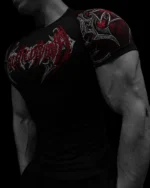 Breathe Divinity Armored Short Sleeve Compression [BLOOD METAL]