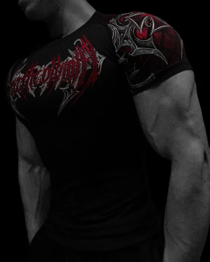 Breathe Divinity Armored Short Sleeve Compression [BLOOD METAL]