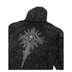 Ruined Oversized Zip-up Hoodie [GHOST]