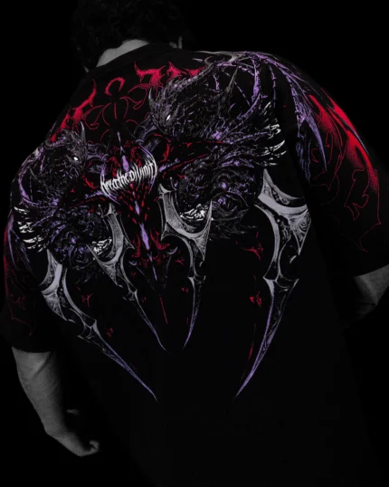 Shadow Monarch Oversized T shirt [PHANTOM]
