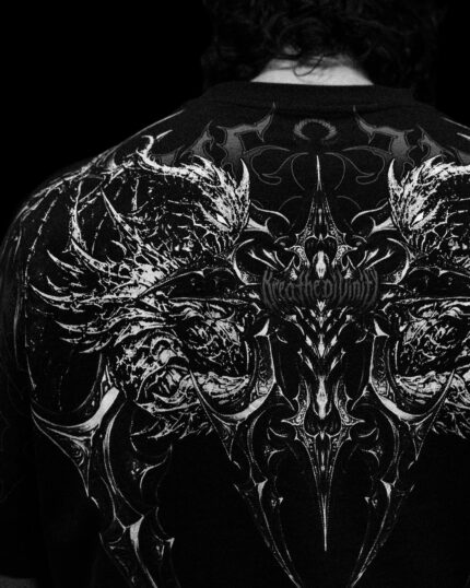 Shadow Monarch Oversized T shirt [VOID BLACK]