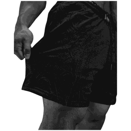 Skeletal Embroidered Bodybuilding Mesh Shorts [DARKNESS] Back