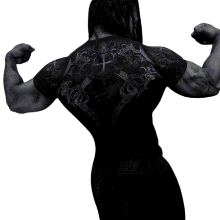 Armored Short Sleeve Compression [DUSK] Back