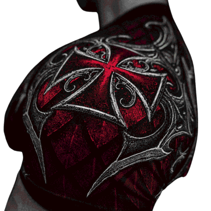 Breathe Divinity Armored Short Sleeve Compression [BLOOD METAL] Design