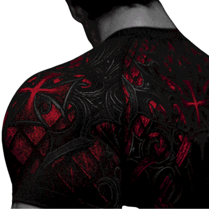 Breathe Divinity Armored Short Sleeve Compression [NIGHTMARE]-design